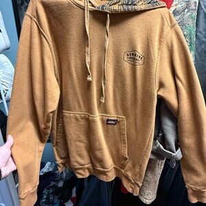 Dickies Tan Hoodie with Logo Patch